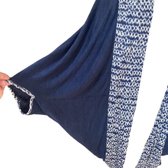 Saturday Sunday Anthropologie Linen Shrug Cardigan Aztec Coastal Oversized-M/L - Picture 3 of 14